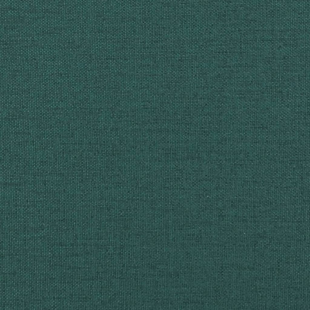 Massage Recliner Chair Dark Green Fabric