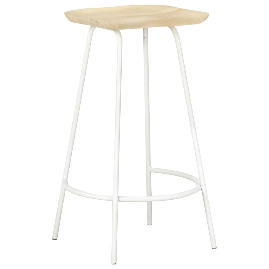 Bar Stools 4 pcs Solid Mango Wood