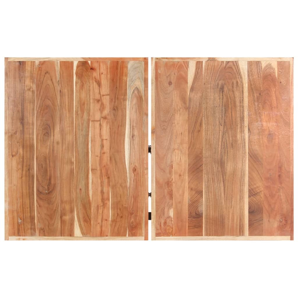 Coffee Table 55.9"x35.4"x16.5" Solid Acacia Wood