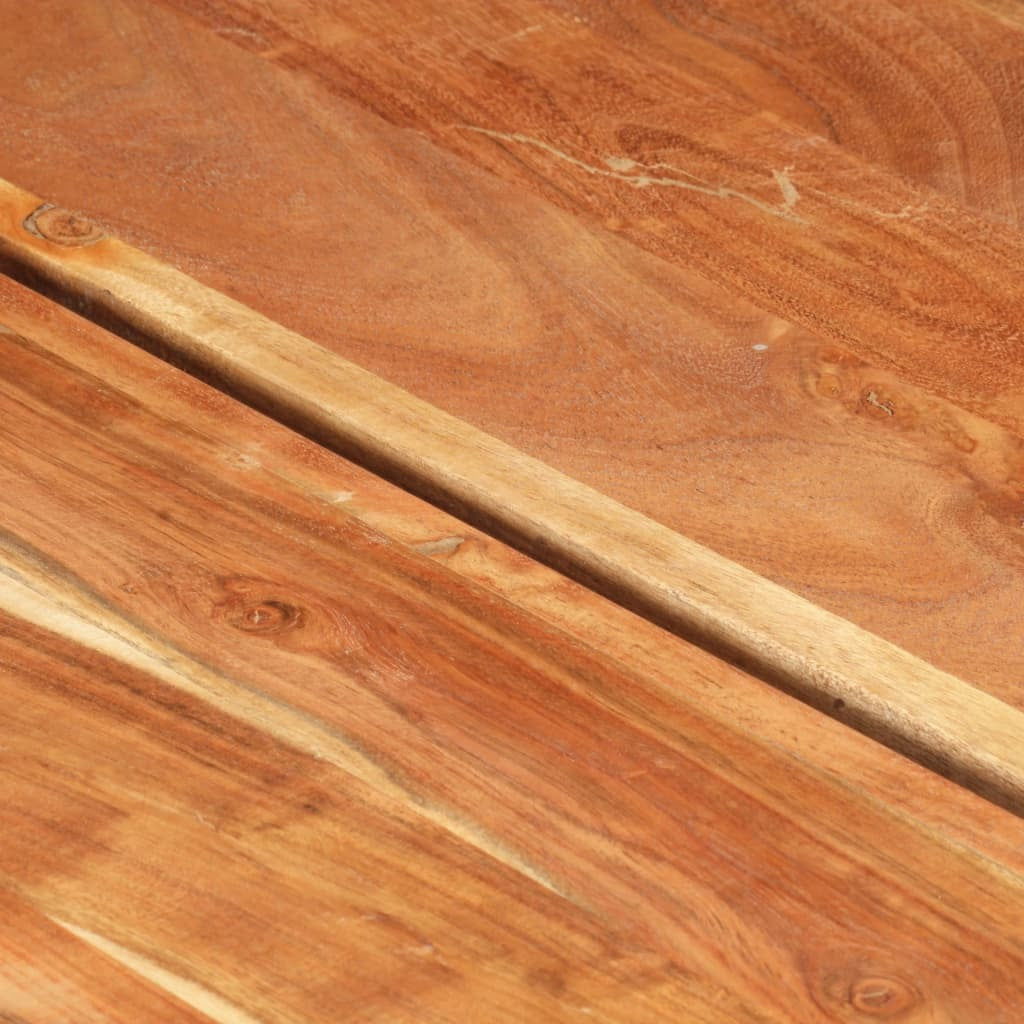 Coffee Table 55.9"x35.4"x16.5" Solid Acacia Wood
