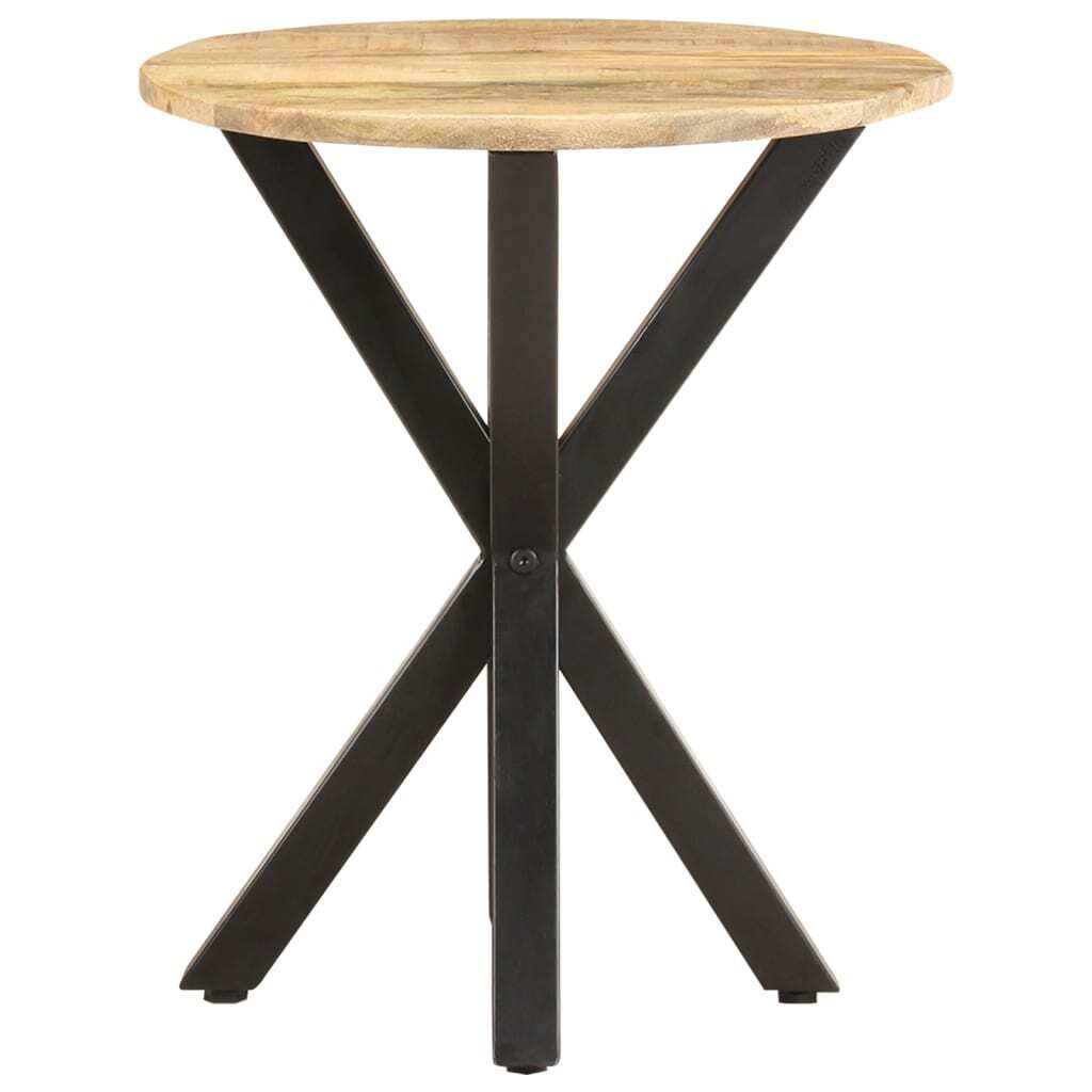 Side Table 18.9"x18.9"x22" Solid Mango Wood
