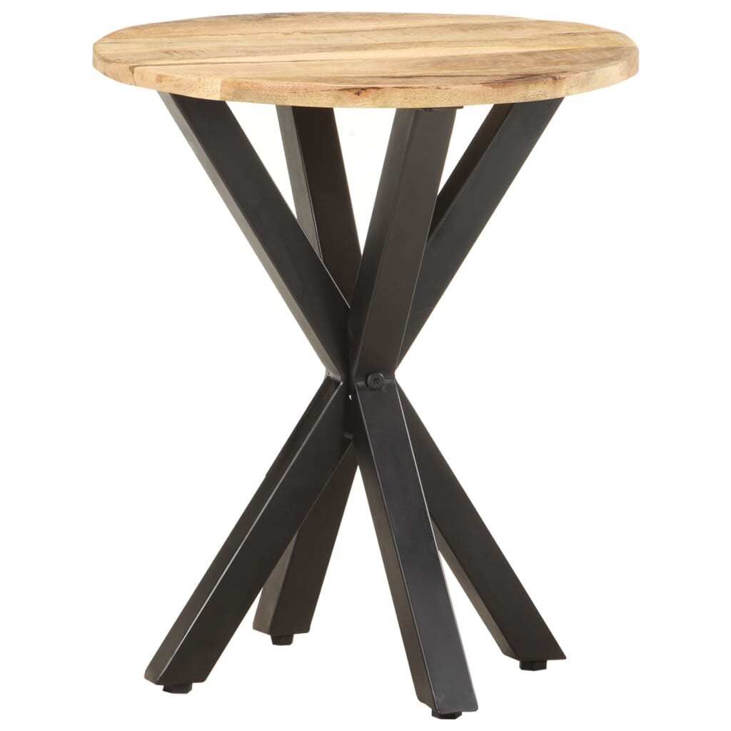 Side Table 18.9"x18.9"x22" Solid Mango Wood