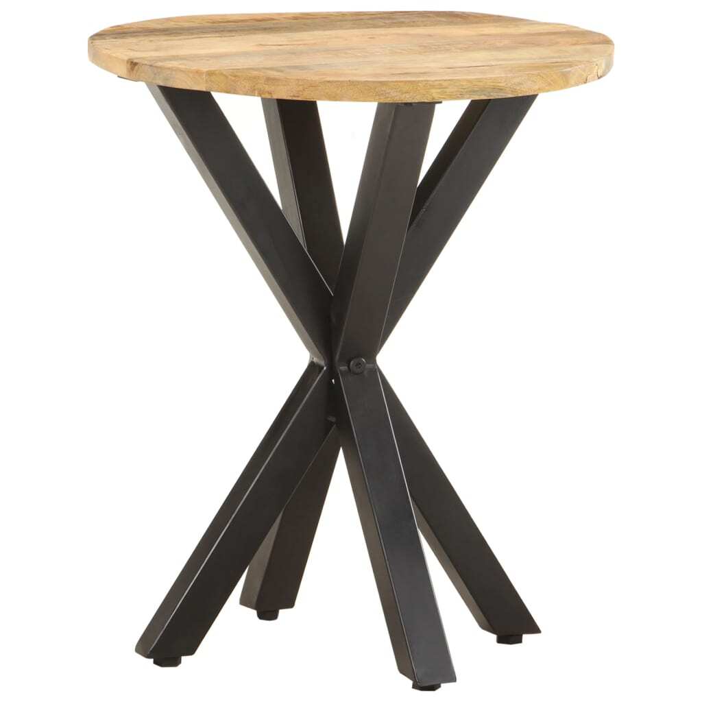 Side Table 18.9"x18.9"x22" Solid Mango Wood