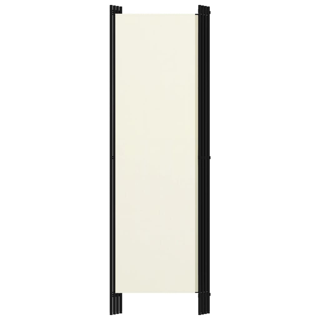 4-Panel Room Divider White 78.7"x70.9