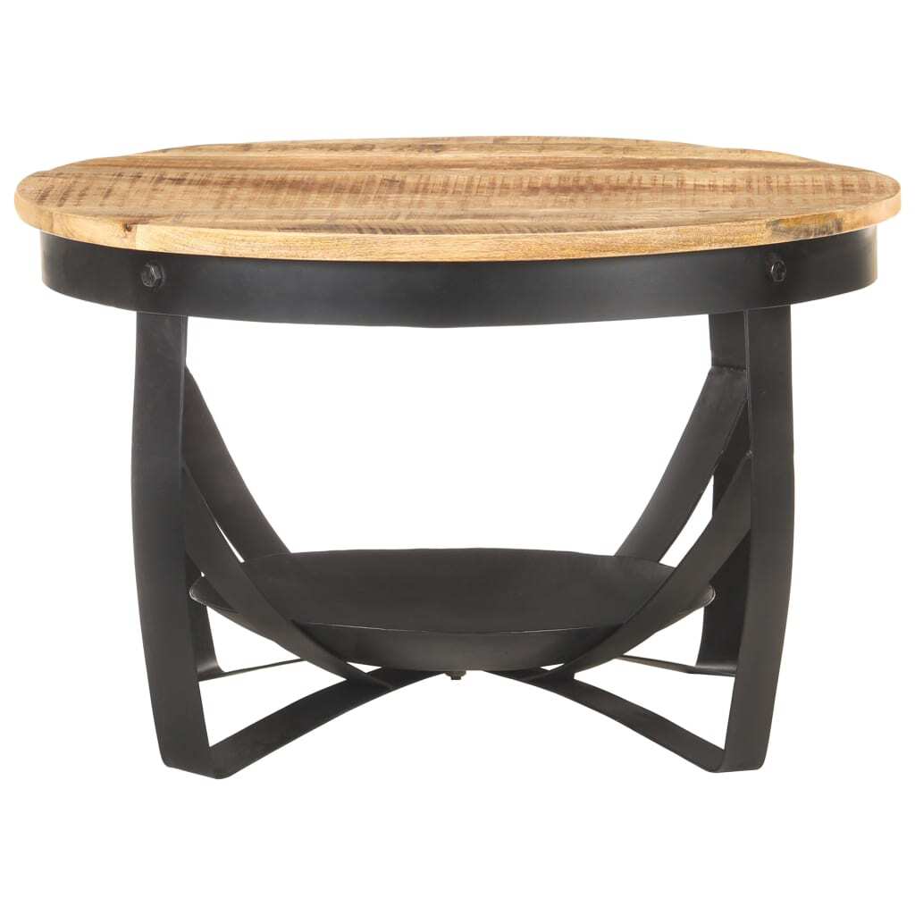 Coffee Table 26.8"x16.9" Rough Mango Wood
