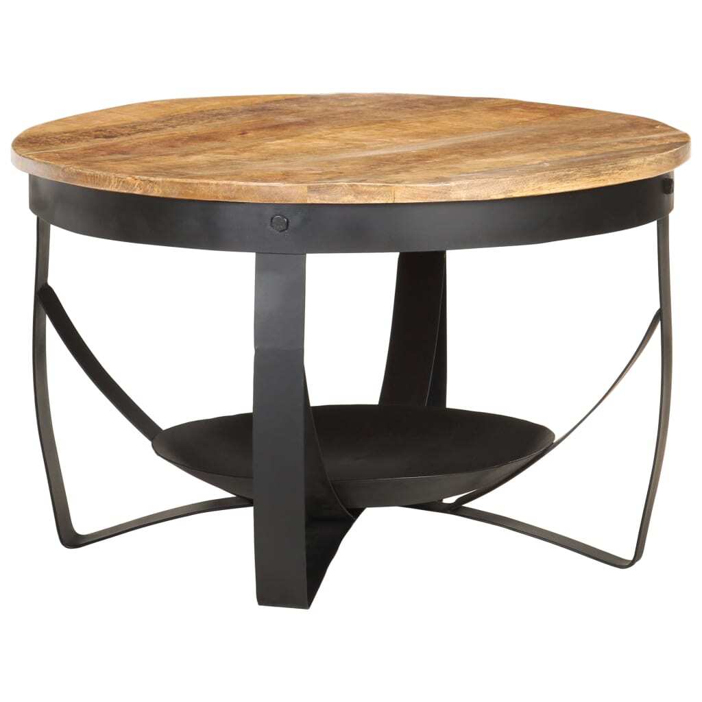 Coffee Table 26.8"x16.9" Rough Mango Wood