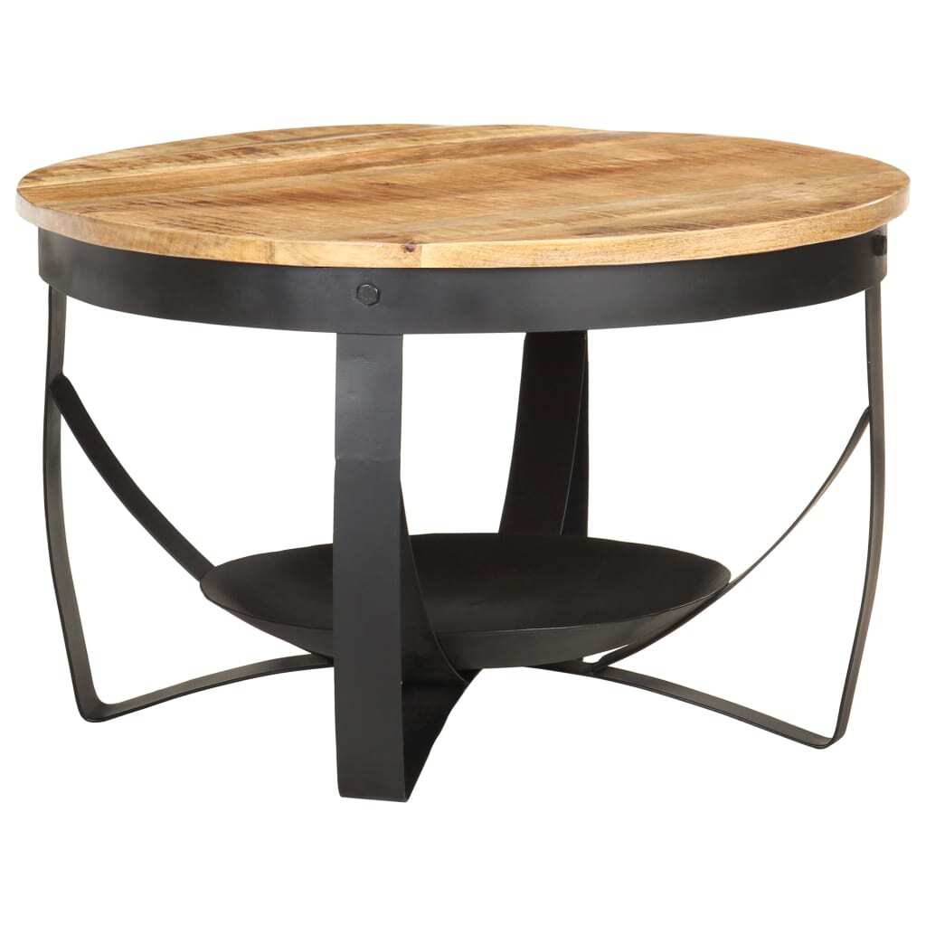 Coffee Table 26.8"x16.9" Rough Mango Wood