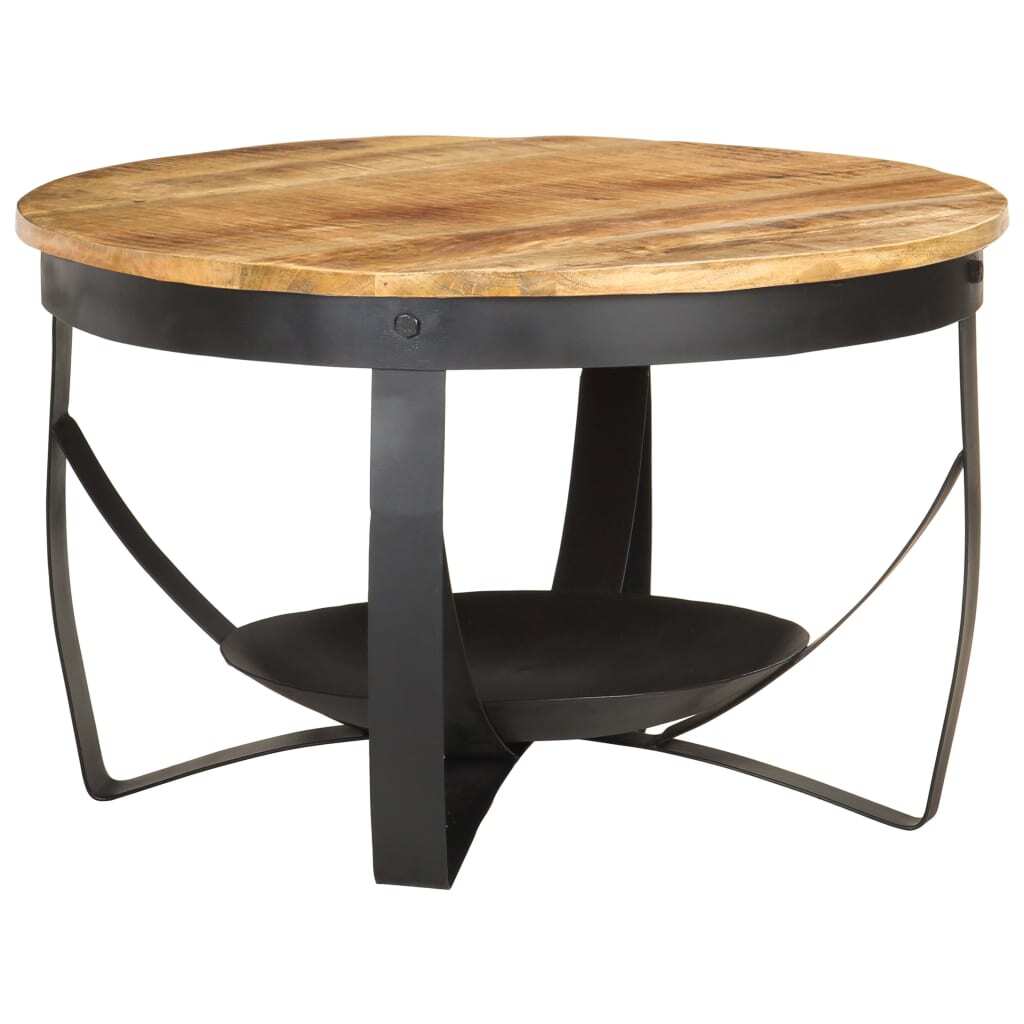 Coffee Table 26.8"x16.9" Rough Mango Wood