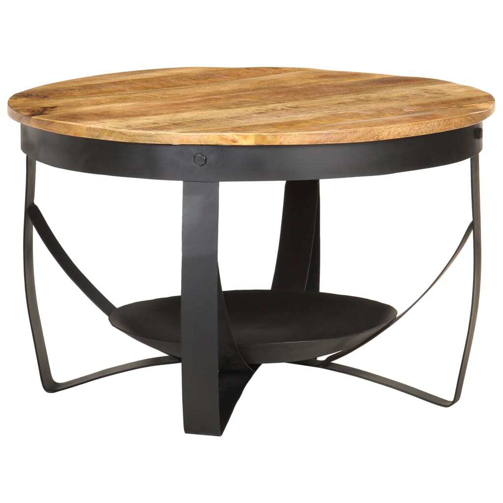 Coffee Table 26.8"x16.9" Rough Mango Wood
