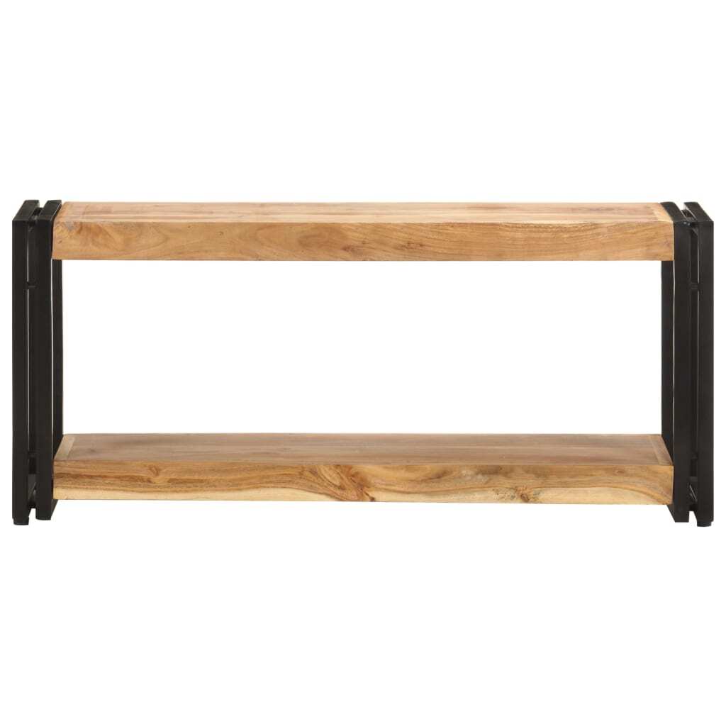 TV Stand 35.4"x11.8"x15.7" Solid Wood Acacia