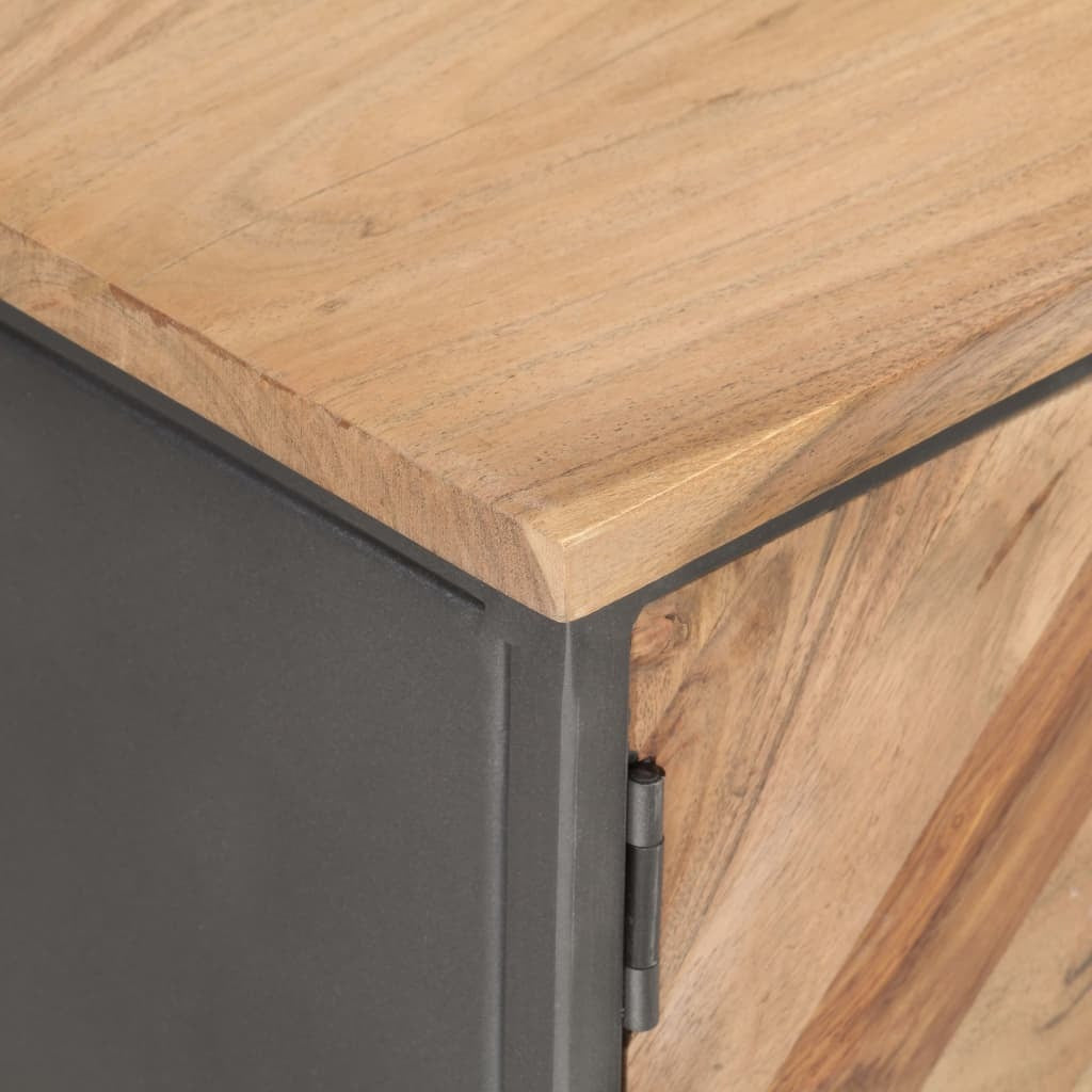 TV Stand 47.2"x11.8"x15.7" Solid Wood Acacia