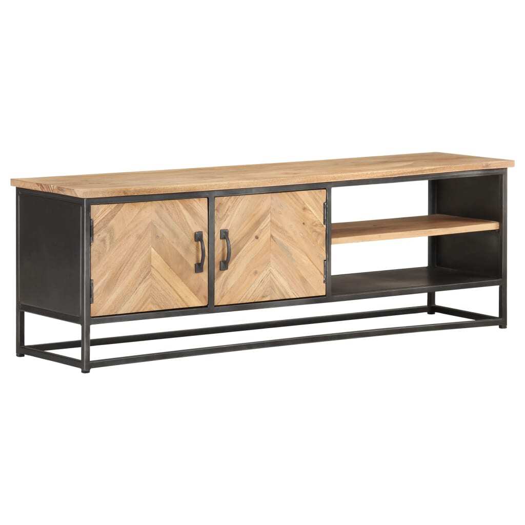 TV Stand 47.2"x11.8"x15.7" Solid Wood Acacia