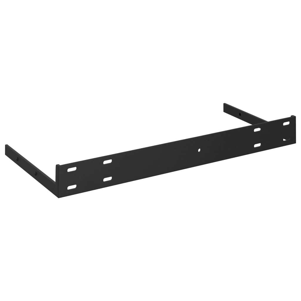 Floating Wall Shelves 2 pcs High Gloss White 15.7"x9.1"x1.5" MDF