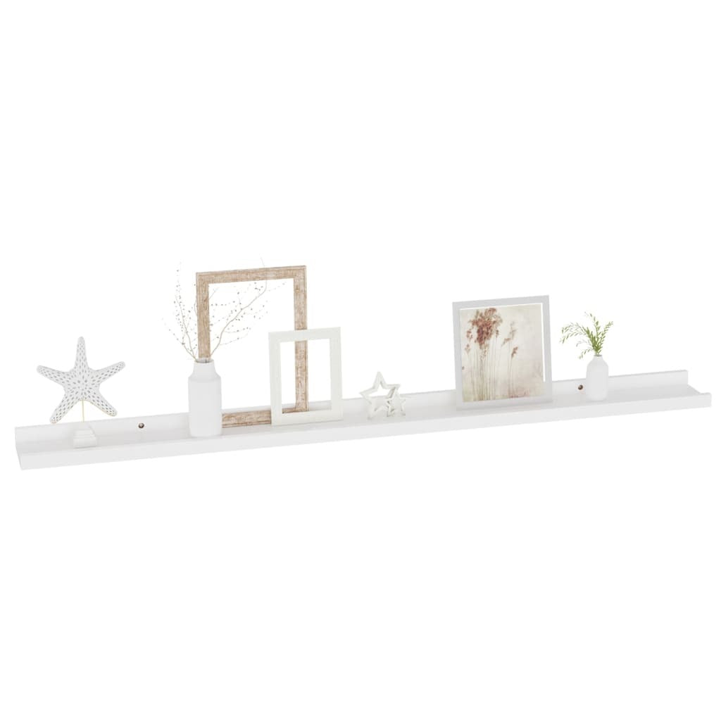 Wall Shelves 4 pcs White 39.4"x3.5"x1.2