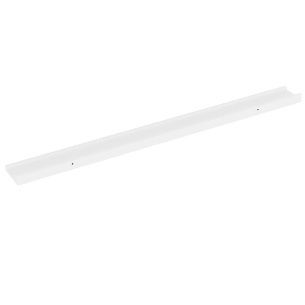 Wall Shelves 4 pcs White 39.4"x3.5"x1.2