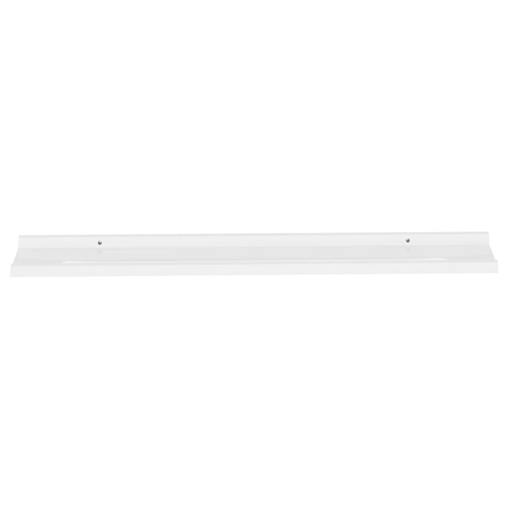 Wall Shelves 4 pcs White 39.4"x3.5"x1.2