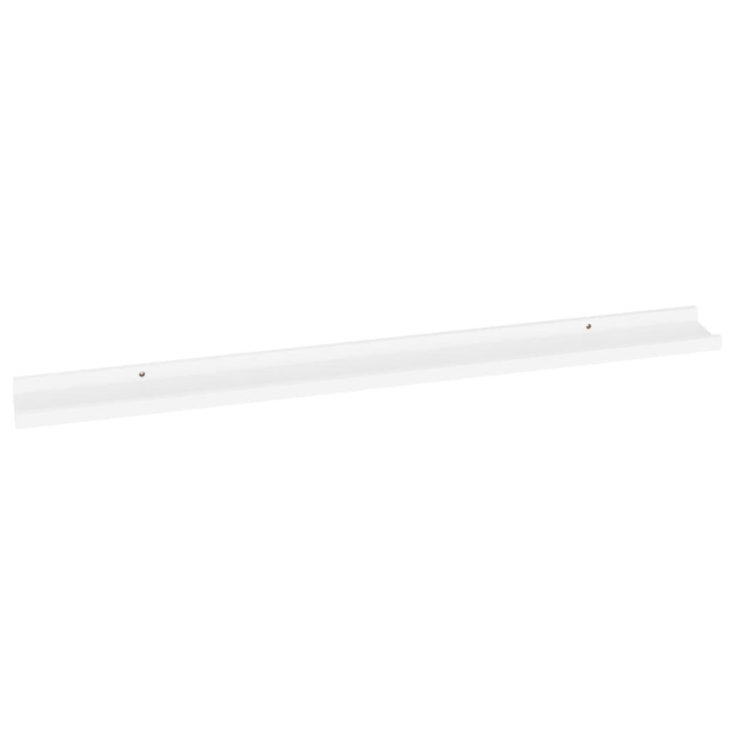 Wall Shelves 4 pcs White 39.4"x3.5"x1.2