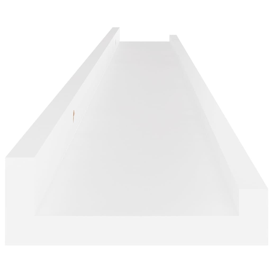 Wall Shelves 4 pcs White 39.4"x3.5"x1.2
