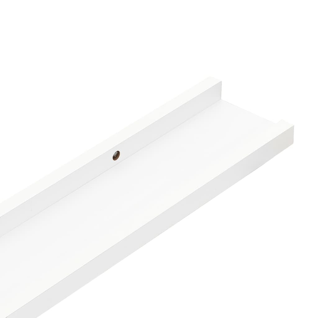 Wall Shelves 4 pcs White 39.4"x3.5"x1.2