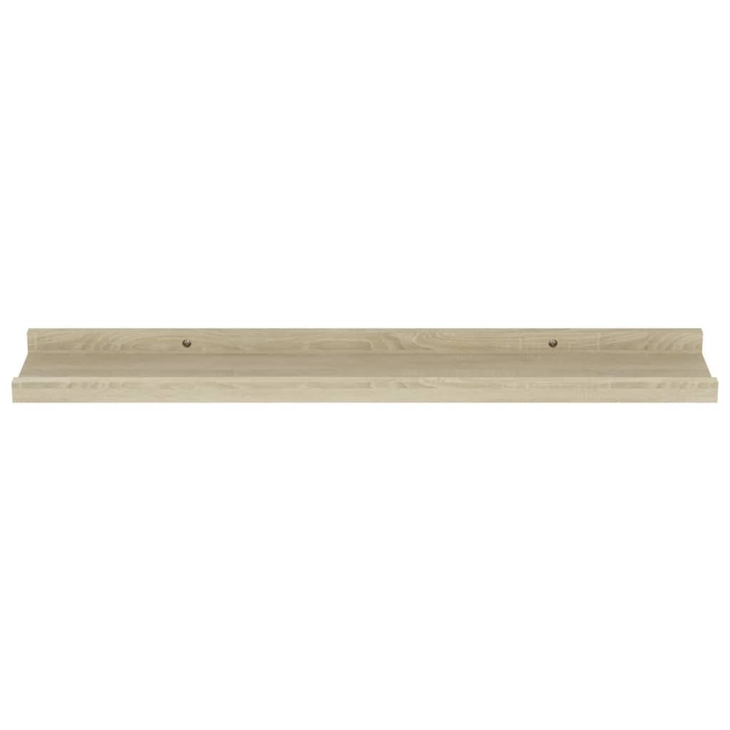 Wall Shelves 2 pcs Sonoma Oak 23.6x3.5x1.2
