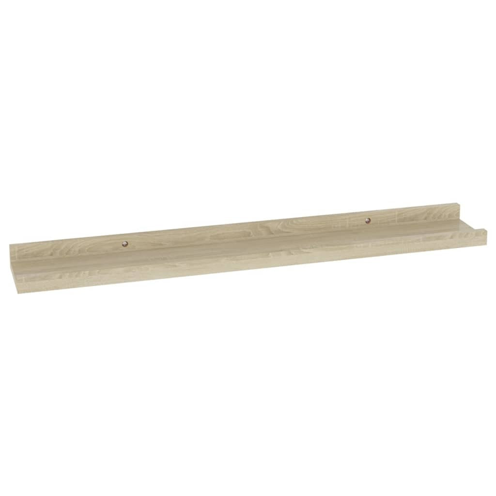 Wall Shelves 2 pcs Sonoma Oak 23.6x3.5x1.2
