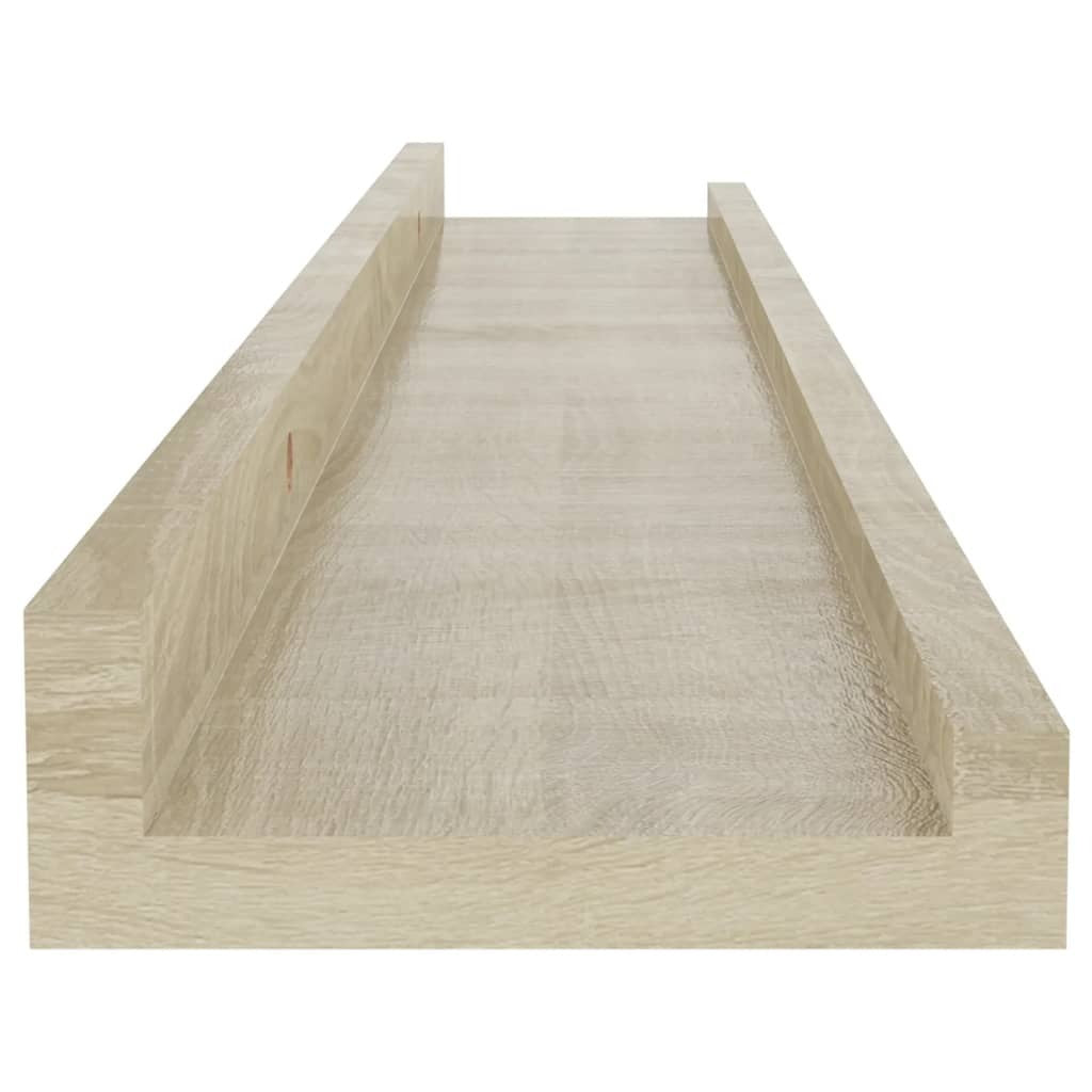 Wall Shelves 2 pcs Sonoma Oak 23.6x3.5x1.2