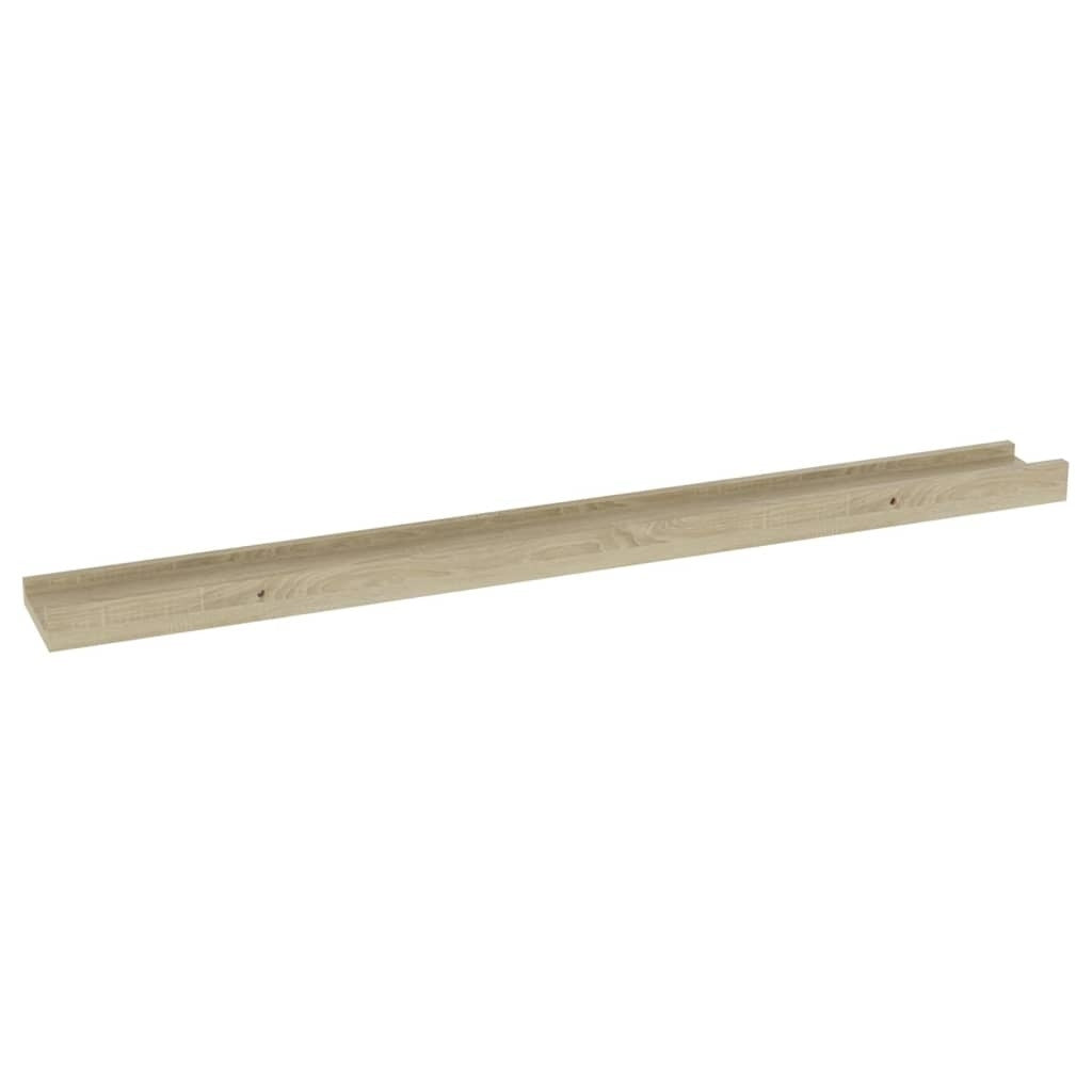 Wall Shelves 4 pcs Sonoma Oak 31.5"x3.5"x1.2