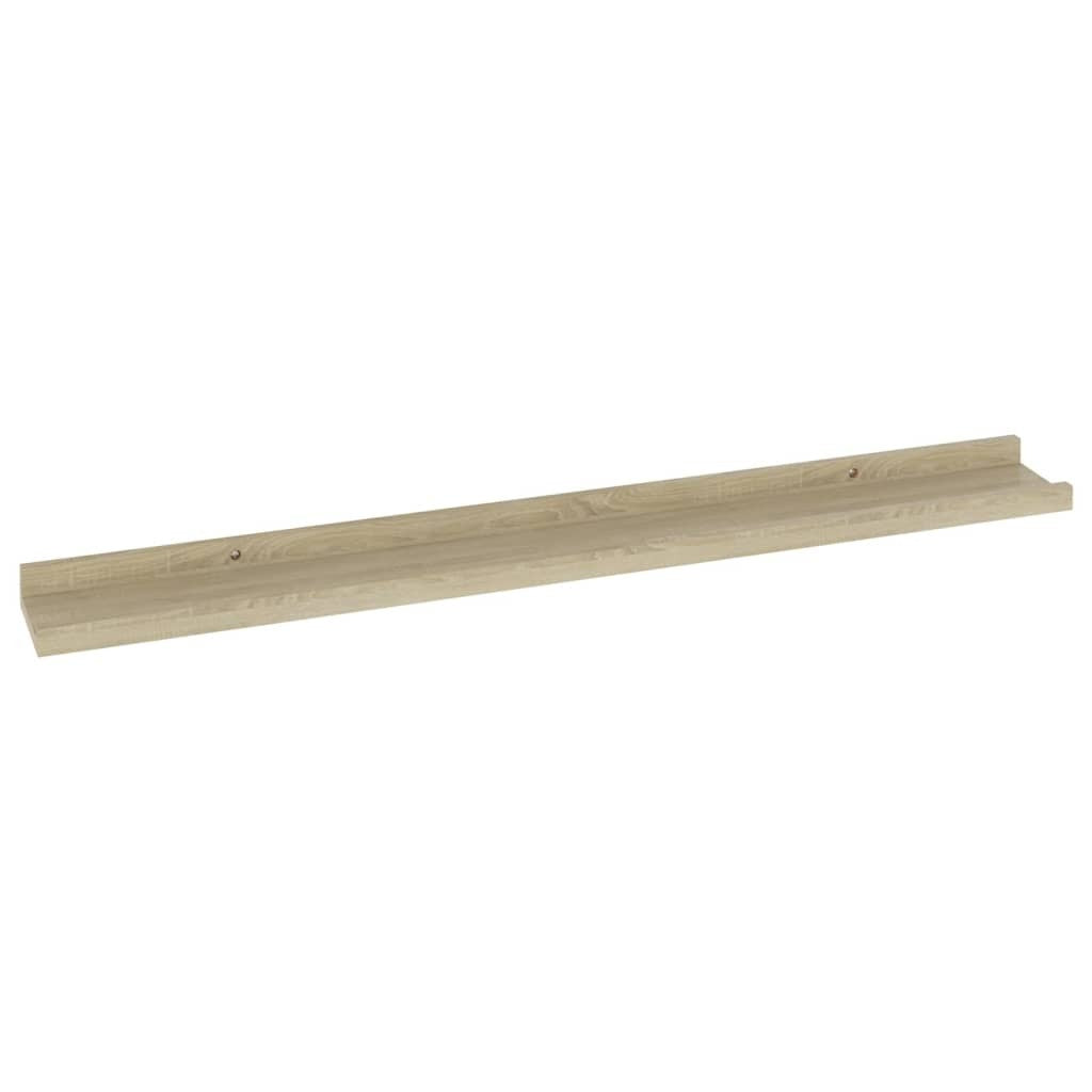 Wall Shelves 4 pcs Sonoma Oak 31.5"x3.5"x1.2