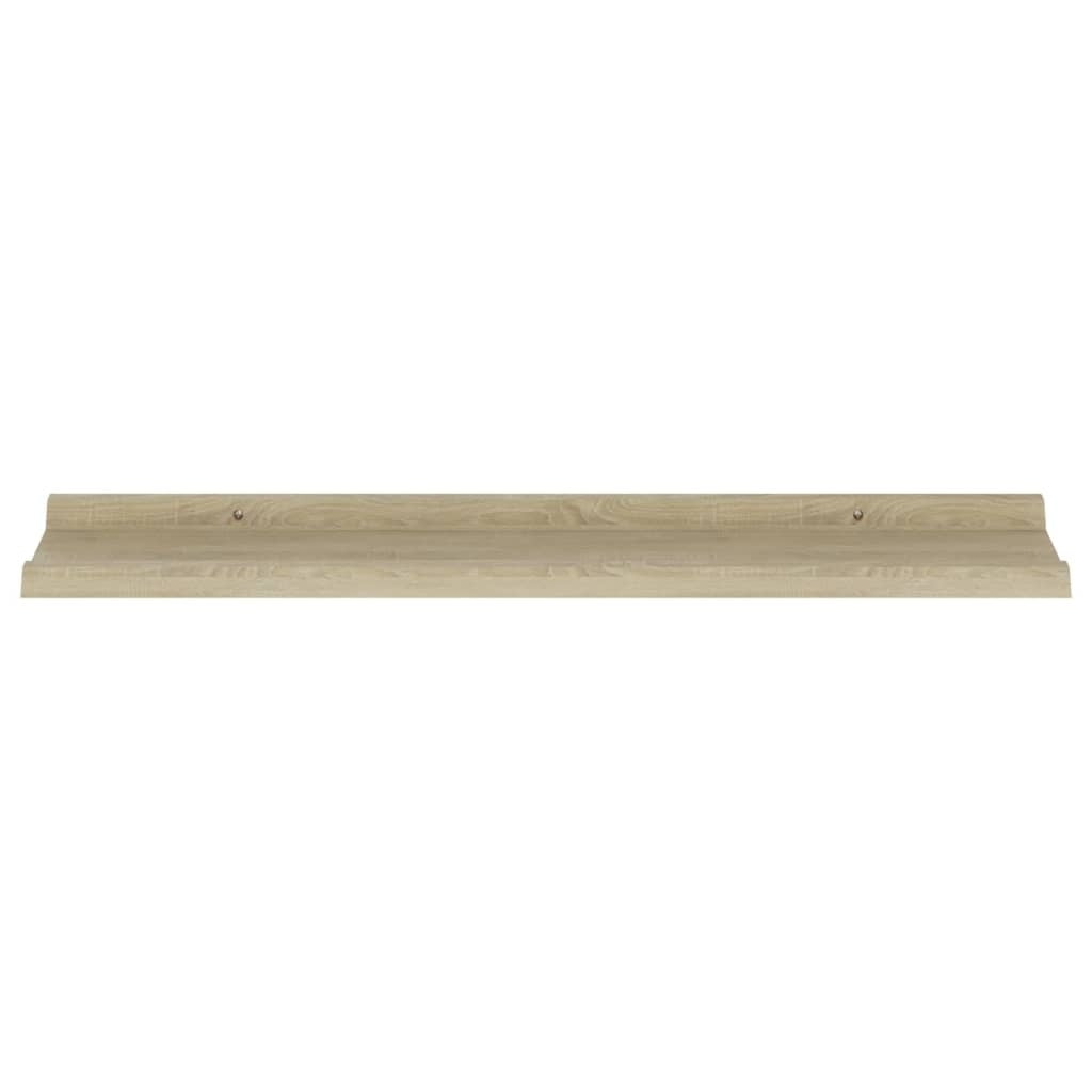 Wall Shelves 4 pcs Sonoma Oak 31.5"x3.5"x1.2