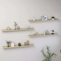 Wall Shelves 4 pcs Sonoma Oak 39.4"x3.5"x1.2
