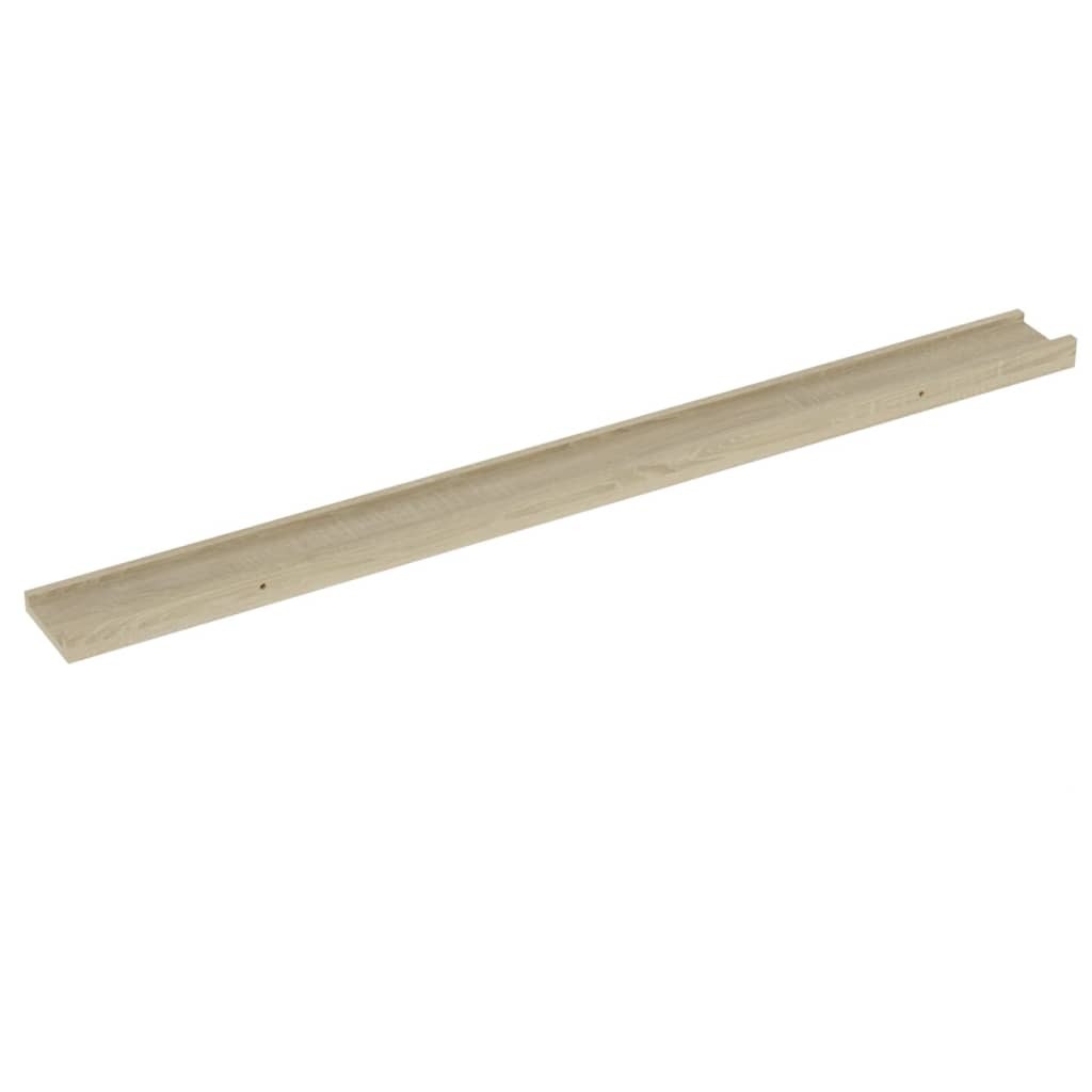 Wall Shelves 4 pcs Sonoma Oak 39.4"x3.5"x1.2