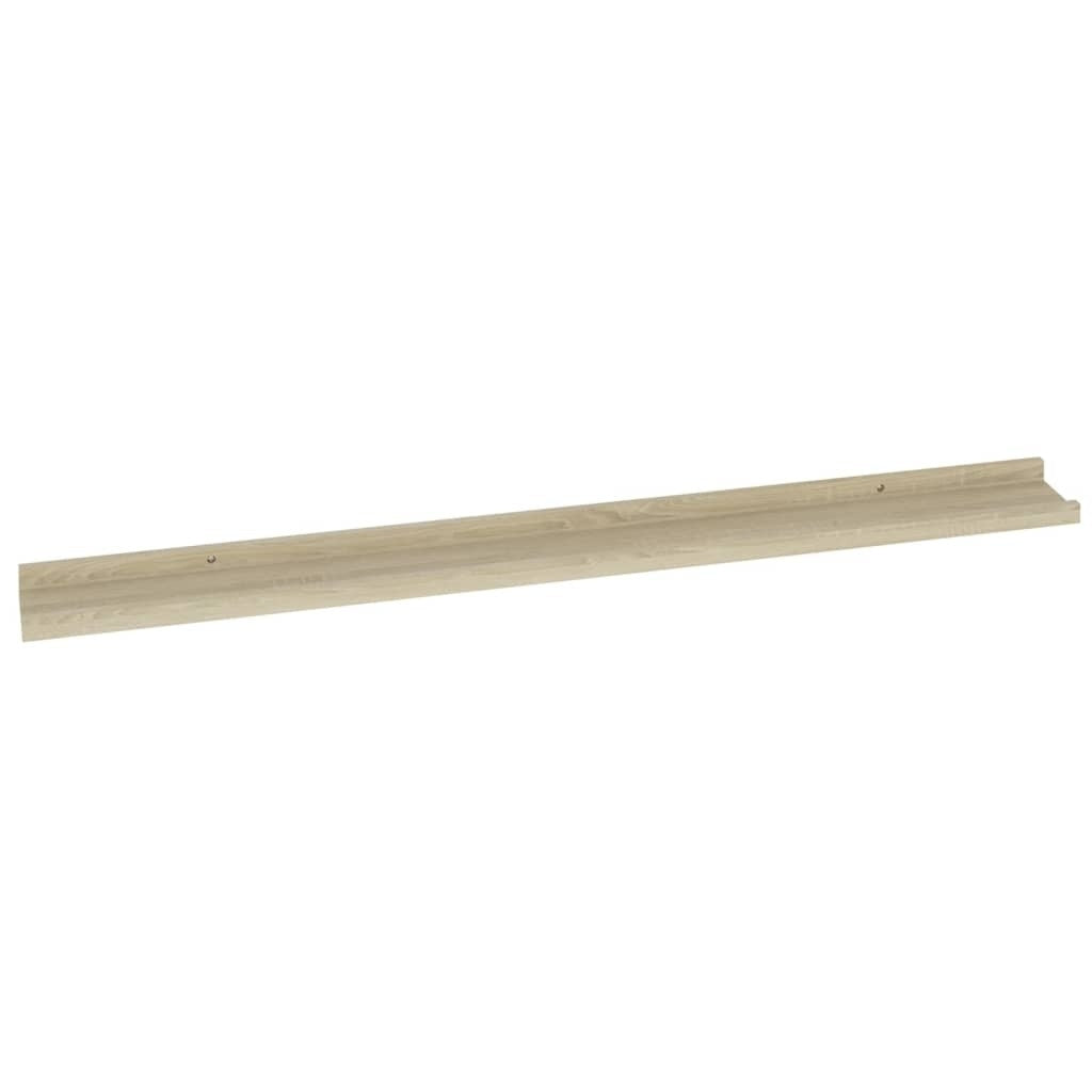 Wall Shelves 4 pcs Sonoma Oak 39.4"x3.5"x1.2