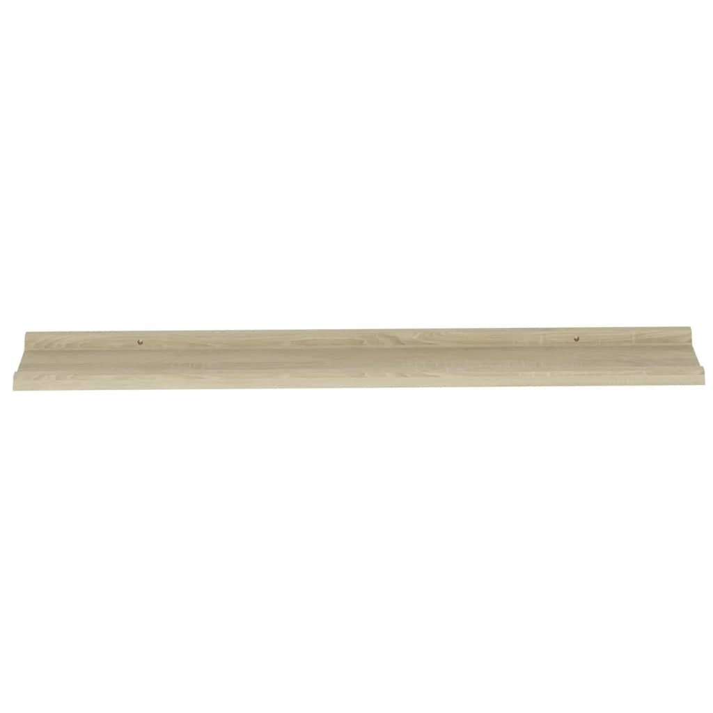 Wall Shelves 4 pcs Sonoma Oak 39.4"x3.5"x1.2