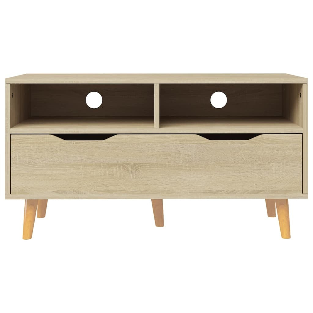 TV Stand Sonoma Oak 35.4"x15.7"x19.1" Engineered Wood