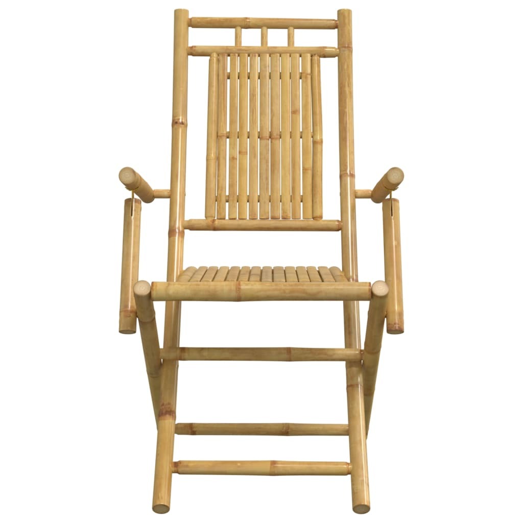 5 Piece Patio Dining Set Bamboo