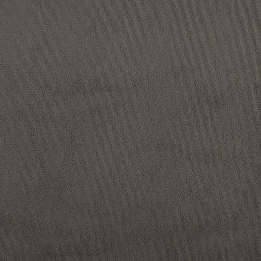 Rocking Chair Dark Gray Velvet