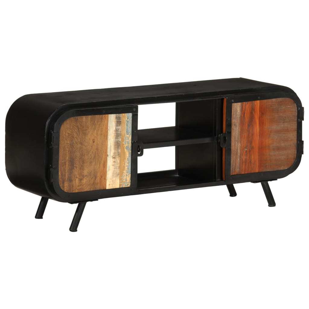 TV Stand 43.3"x11.8"x17.7" Solid Wood Reclaimed