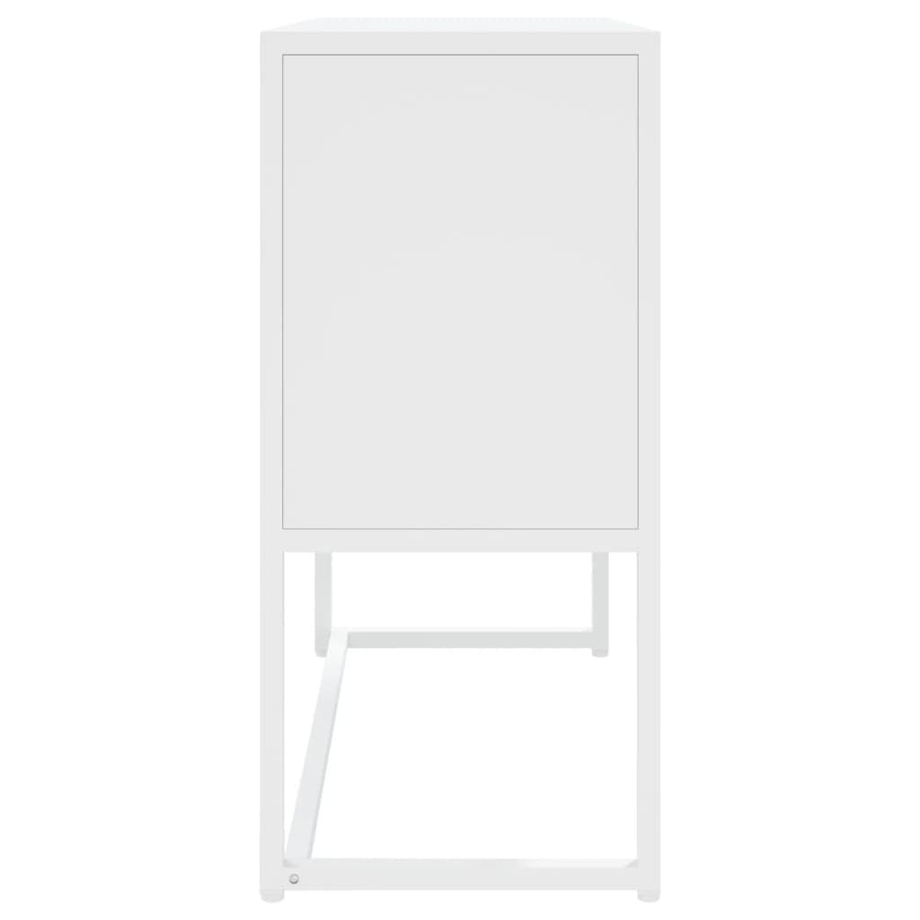 Sideboard White 29.5"x13.8"x29.5" Steel