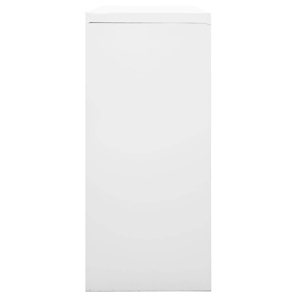Sliding Door Cabinet Gray 35.4"x15.7"x35.4" Steel