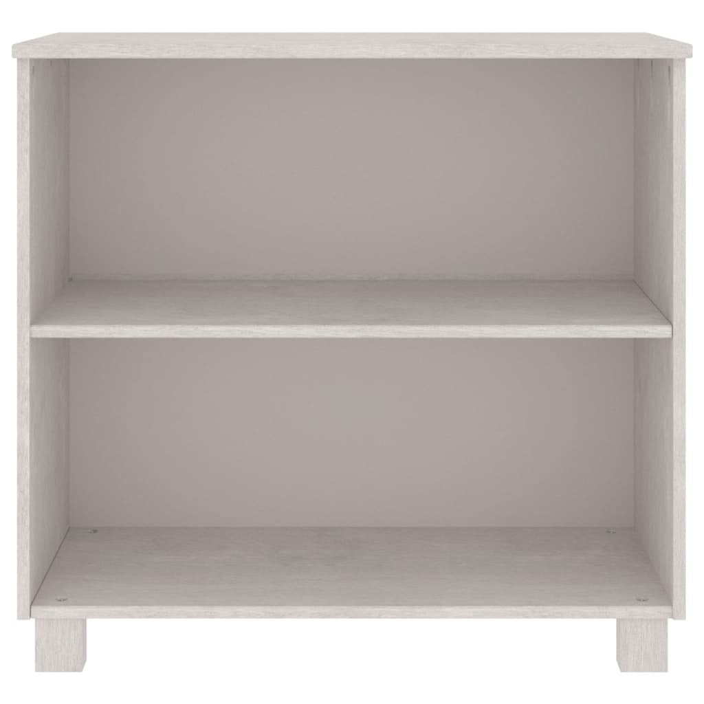 Sideboard HAMAR White 33.5"x13.8"x31.5" Solid Wood Pine