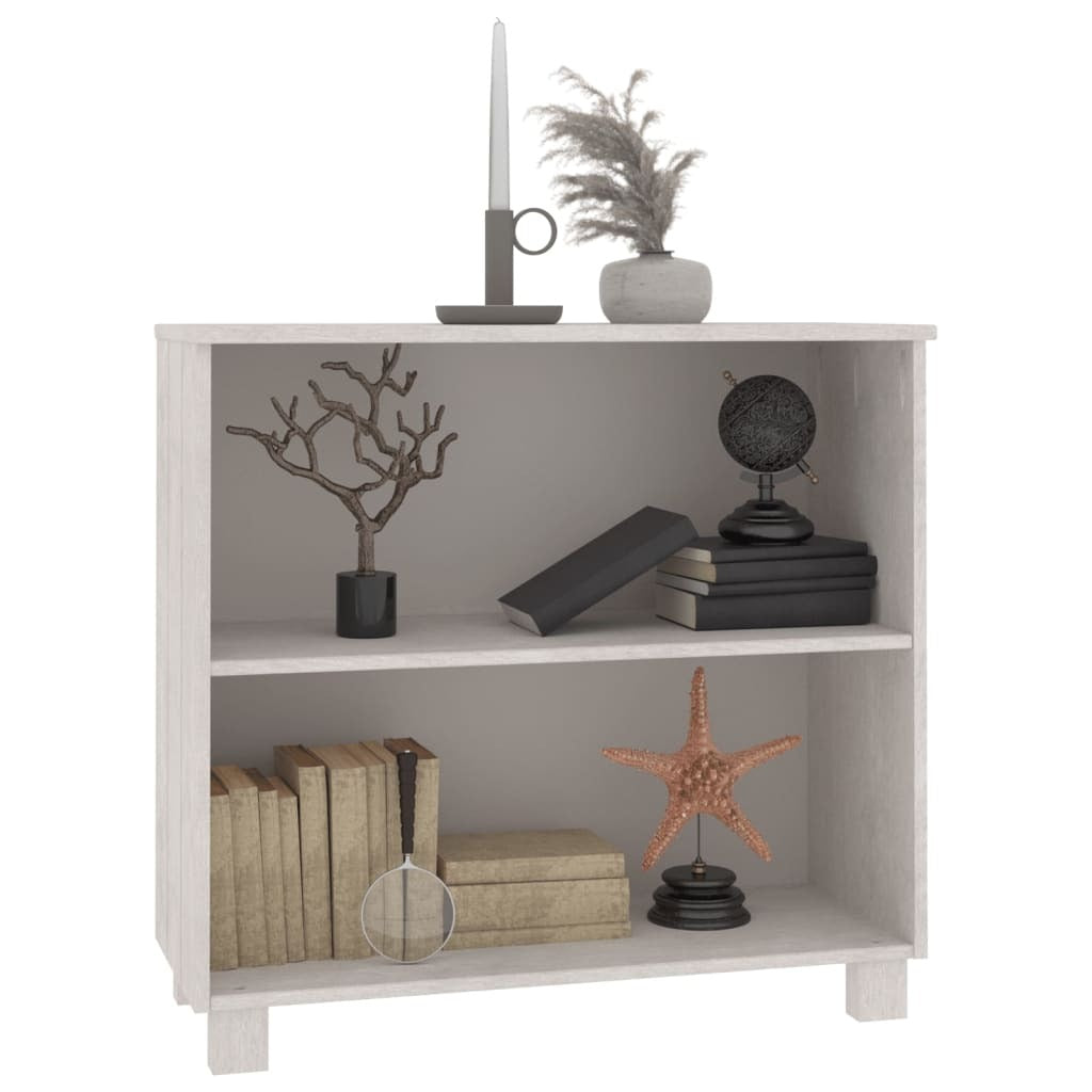 Sideboard HAMAR White 33.5"x13.8"x31.5" Solid Wood Pine