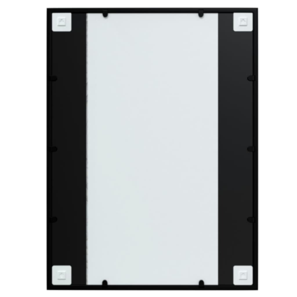 Wall Mirror Black 31.5"x23.6" Metal