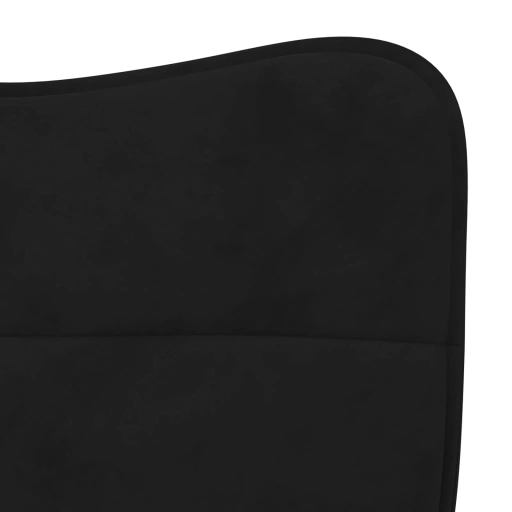Dining Chairs 2 pcs Black Velvet