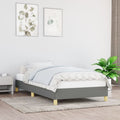 Bed Frame without Mattress Dark Gray 39.4"x79.9" Twin XL Fabric