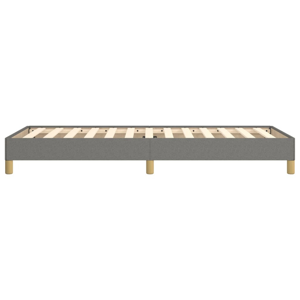 Bed Frame without Mattress Dark Gray 39.4"x79.9" Twin XL Fabric