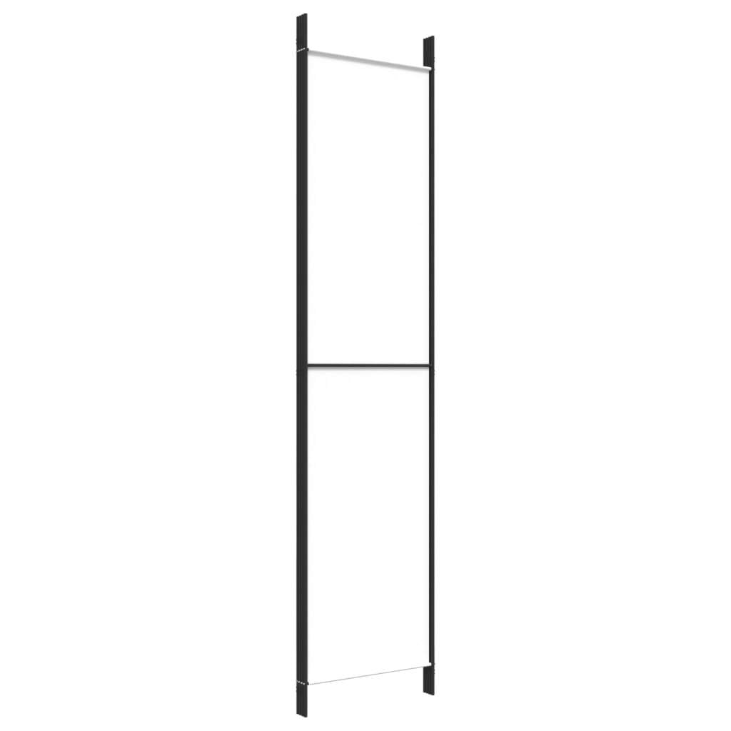 4-Panel Room Divider White 78.7"x86.6" Fabric