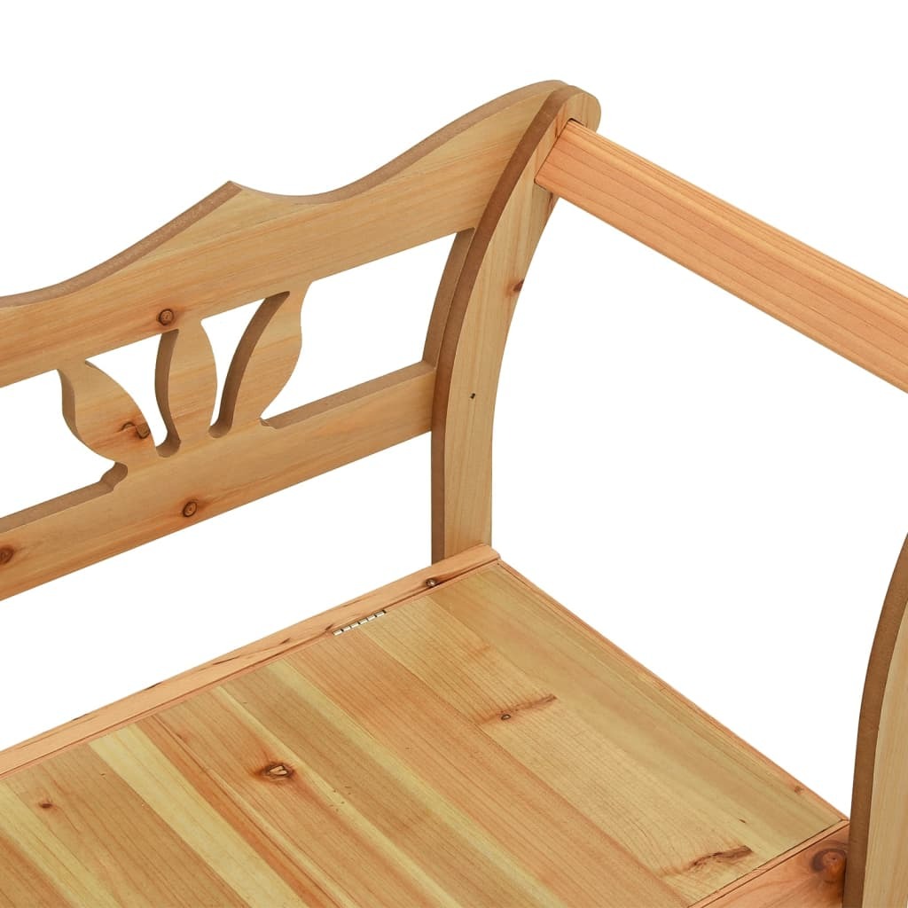 Bench 42.1"x17.7"x29.7" Solid Wood Fir