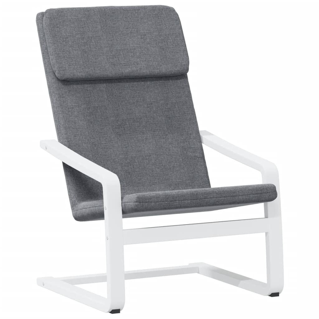 Relaxing Chair Dark Gray Fabric