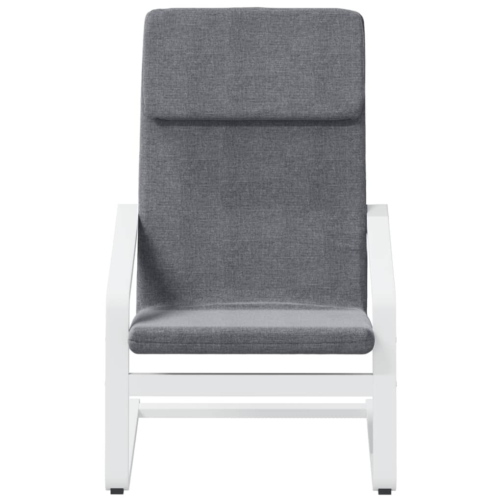 Relaxing Chair Dark Gray Fabric