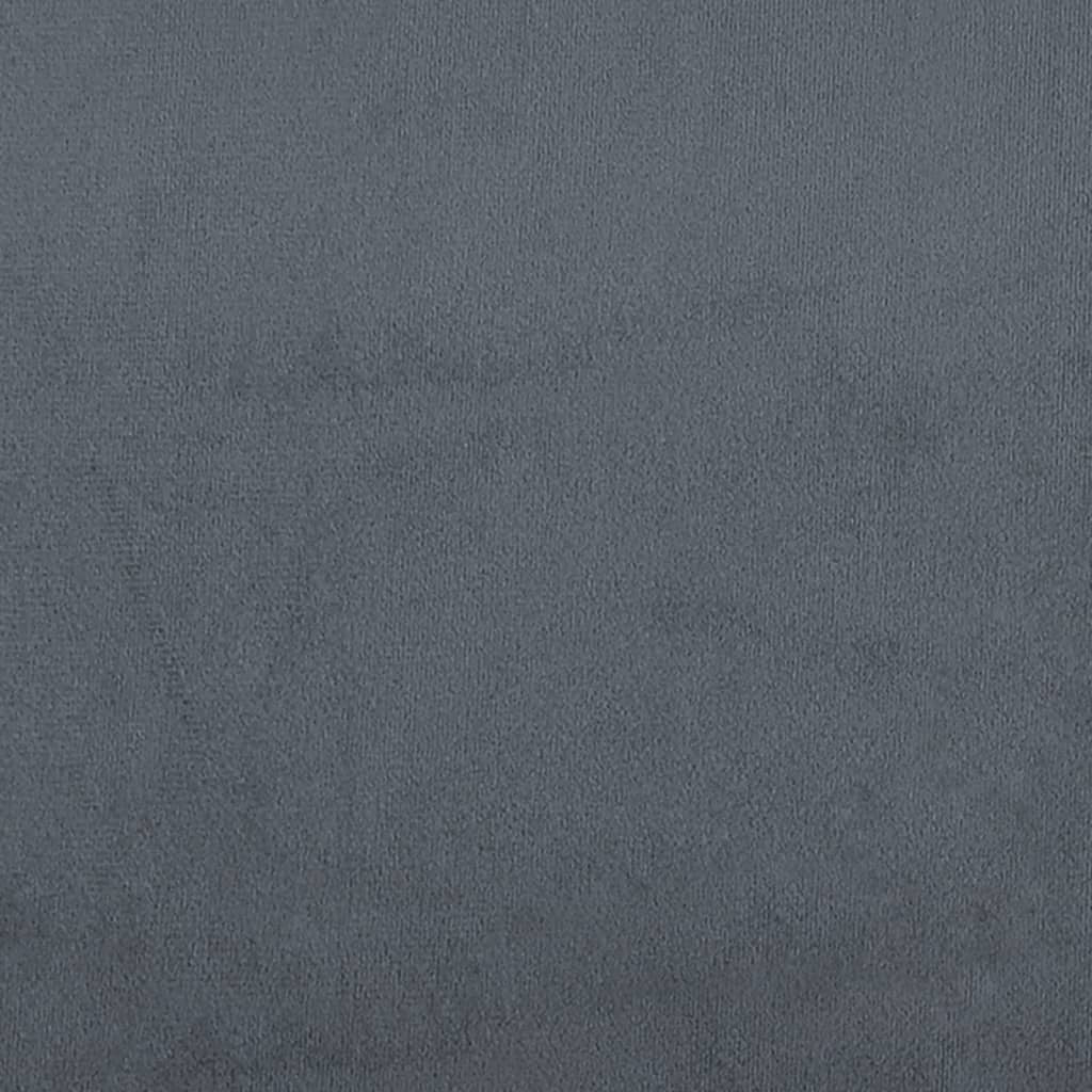 3-Seater Sofa Dark Gray 70.9" Velvet